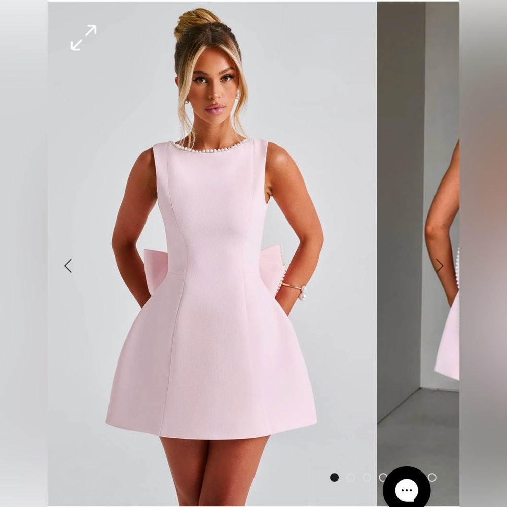 BABYBOO CARRIE MINI DRESS - BLUSH